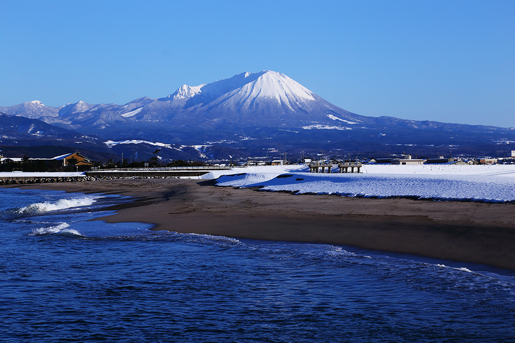 日本海を友にする大山