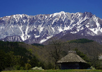 残雪の大山