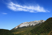 初秋を迎える大山