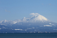 弓ヶ浜からの大山