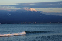 大山夕景