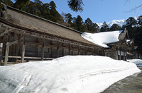 春の大神山神社奥宮と大山